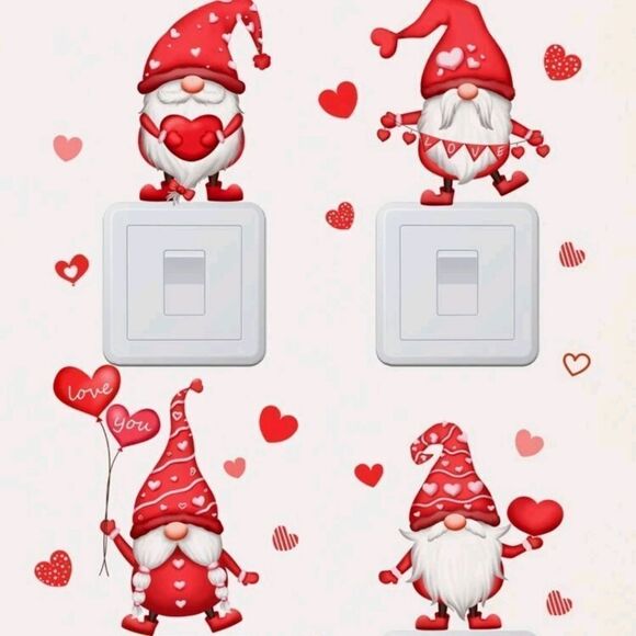 Gnome Heart Wall Stickers / Decals - Picture 2 of 6
